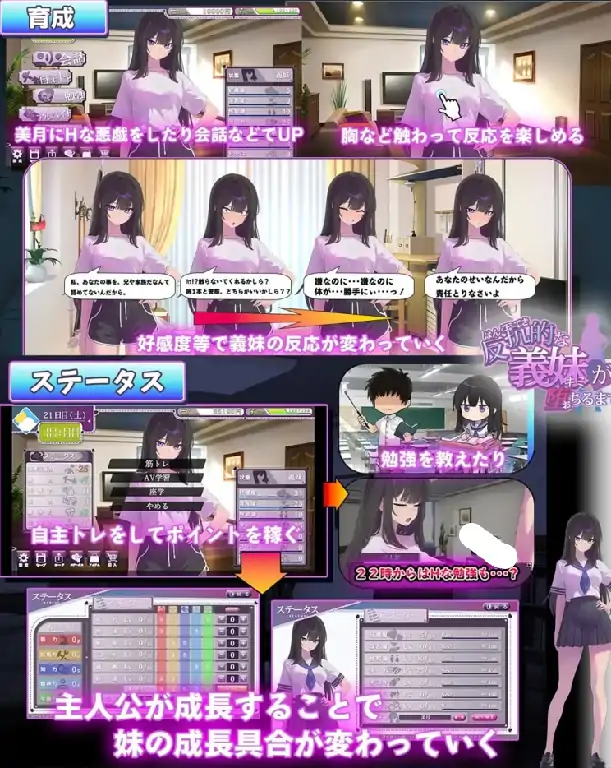 图片[2]-PC电脑【日系SLG/养成/CV】直到反抗的义妹堕落为止 v1.0-次元总站
