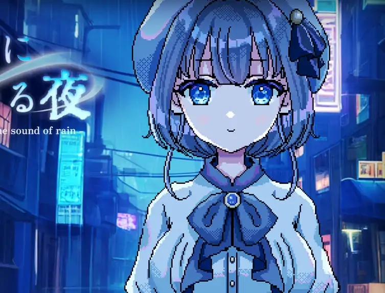 安卓+电脑【像素/动态】雨声弥漫的夜晚 骑-次元总站